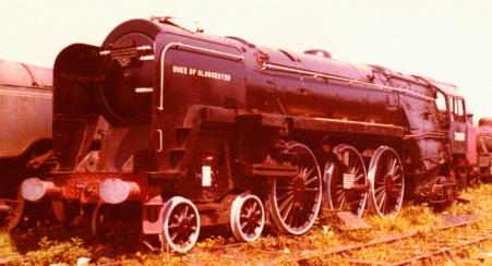 BR number 71000 Due of Gloucester at Barry, 16 June 1973